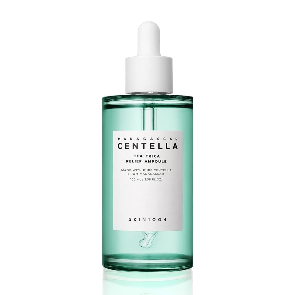 SKIN1004 Tea-Trica Relief Ampoule - Soothing Hydration for Sensitive Skin, 3.38 fl oz (100ml) Avelisse