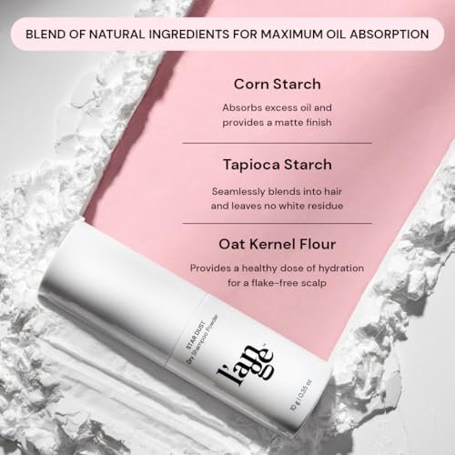 L'ANGE HAIR Star Dust Dry Shampoo Powder - Volumizing Travel Size for Women & Men, Refreshes Hair Between Washes, No Residue, Alcohol & Sulfate Free Avelisse