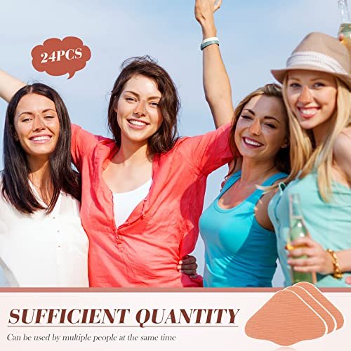24 Pack Sun Protection Nose Patch UV Nose Cover for Men Women Sports Tanning Outdoor - Beige - görsel 6