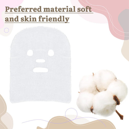 100 Sheets Pre-cut Gauze Facial Cotton Beauty Gauze Skin Care Face – Soft High Frequency Face Pads for Women, Spa, Salon