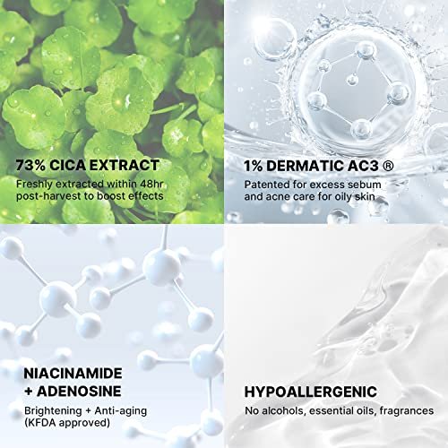 celimax The Real Cica Soothing Cream - Oil-Free Hydrating Gel Moisturizer for Dry, Oily, Combination & Sensitive Skin | Fresh Cica Extract, Lightweight, Calming, 50ml Avelisse