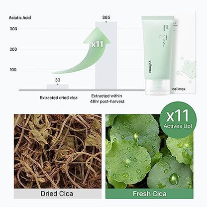 celimax The Real Cica Soothing Cream - Oil-Free Hydrating Gel Moisturizer for Dry, Oily, Combination & Sensitive Skin | Fresh Cica Extract, Lightweight, Calming, 50ml Avelisse