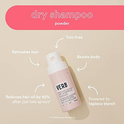 VERB Dry Shampoo Powder – Vegan Translucent Powder Refreshes Hair, Removes Excess Oil and Adds Volume, Paraben Free, Gluten Free, No Harmful Sulfates, 2 oz Avelisse