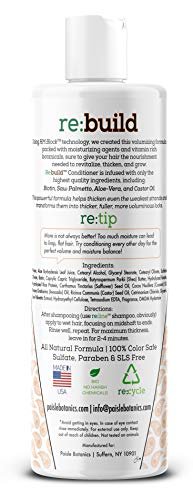 NATURAL Volumizing Shampoo and Conditioner Set with Biotin - DHT Blocking Formula for Hair Growth, Thinning Hair and Hair Loss Prevention for Men & Women, 8 Fl Oz Each Avelisse