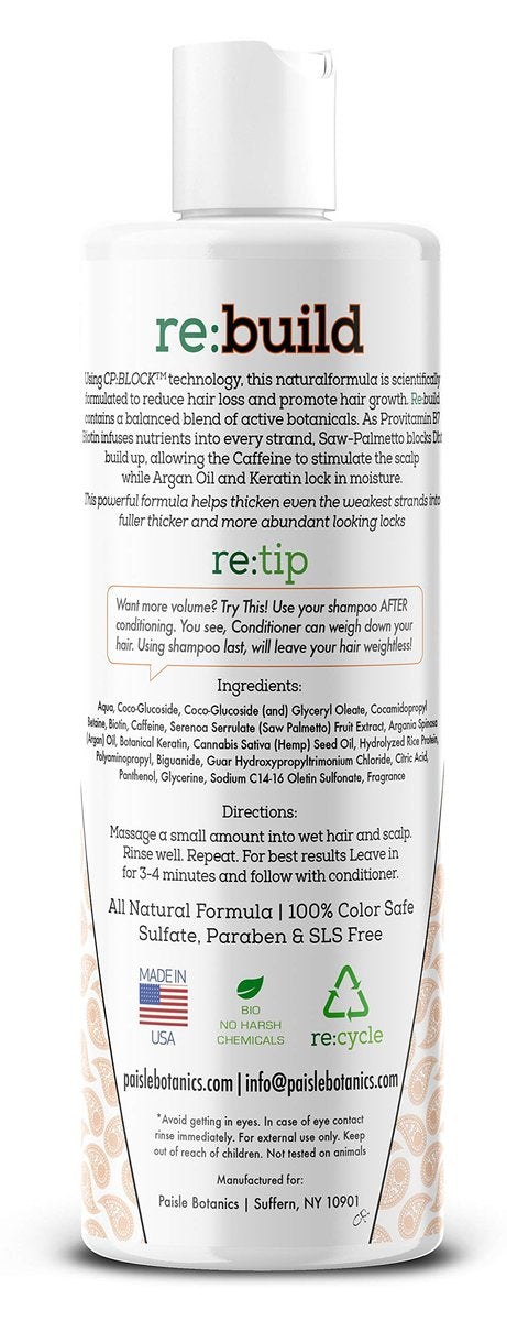 NATURAL Volumizing Shampoo and Conditioner Set with Biotin - DHT Blocking Formula for Hair Growth, Thinning Hair and Hair Loss Prevention for Men & Women, 8 Fl Oz Each Avelisse