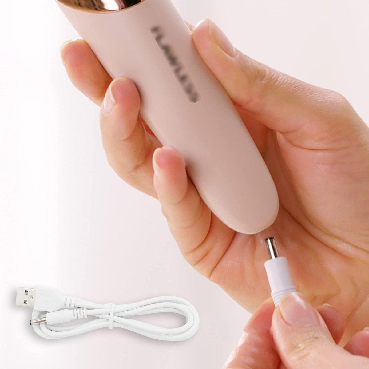USB to DC Charger Cord Replacement for Flawless Pedi Electronic Pedicure Tool - 6 ft Cable - görsel 7