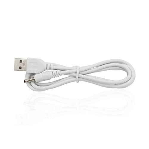 USB to DC Charger Cord Replacement for Flawless Pedi Electronic Pedicure Tool - 6 ft Cable - görsel 2