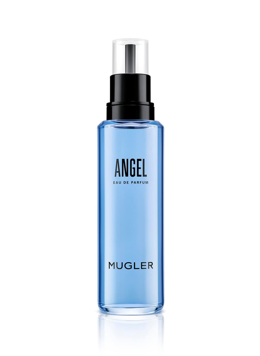 Mugler Angel Refill Eau de Parfum for Women - 3.3 Fl Oz - Ambery & Woody Fragrance with Bergamot, Praline, Patchouli Avelisse