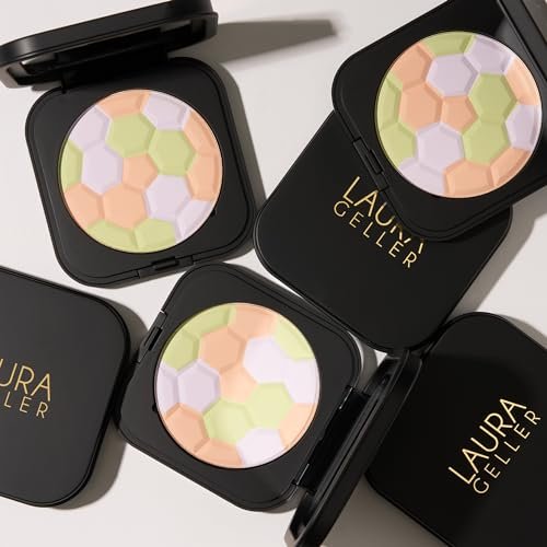 LAURA GELLER NEW YORK Filter Finish Pressed Neutralizing Setting Powder - Universal Tricolor, 24 Oz Avelisse