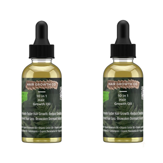 10 in 1 Hair Growth Oil with African Chebe Powder – Extreme Hair Growth Treatment, 2 Fl Oz Avelisse