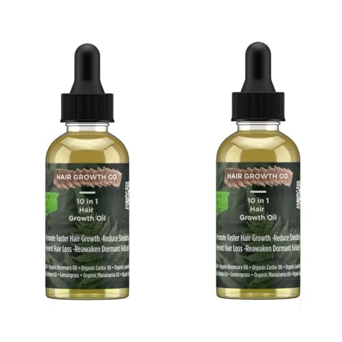 10 in 1 Hair Growth Oil with African Chebe Powder – Extreme Hair Growth Treatment, 2 Fl Oz Avelisse