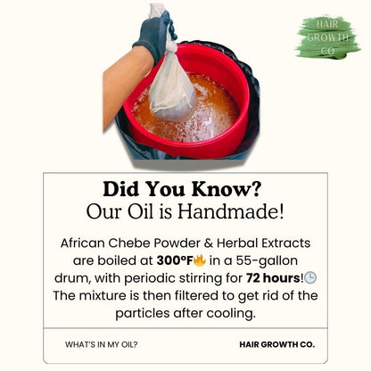 10 in 1 Hair Growth Oil with African Chebe Powder – Extreme Hair Growth Treatment, 2 Fl Oz Avelisse