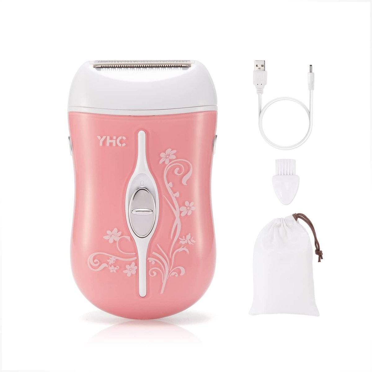 YHC Electric Razor for Women – Cordless Rechargeable Shaver for Legs, Underarms, and Bikini with Hypoallergenic Foil Avelisse
