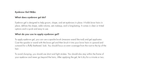 e.l.f. Brow Lift Clear Eyebrow Shaping Wax - Fluffy Feathered Look, Vegan & Cruelty-Free - görsel 13