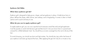 e.l.f. Brow Lift Clear Eyebrow Shaping Wax - Fluffy Feathered Look, Vegan & Cruelty-Free