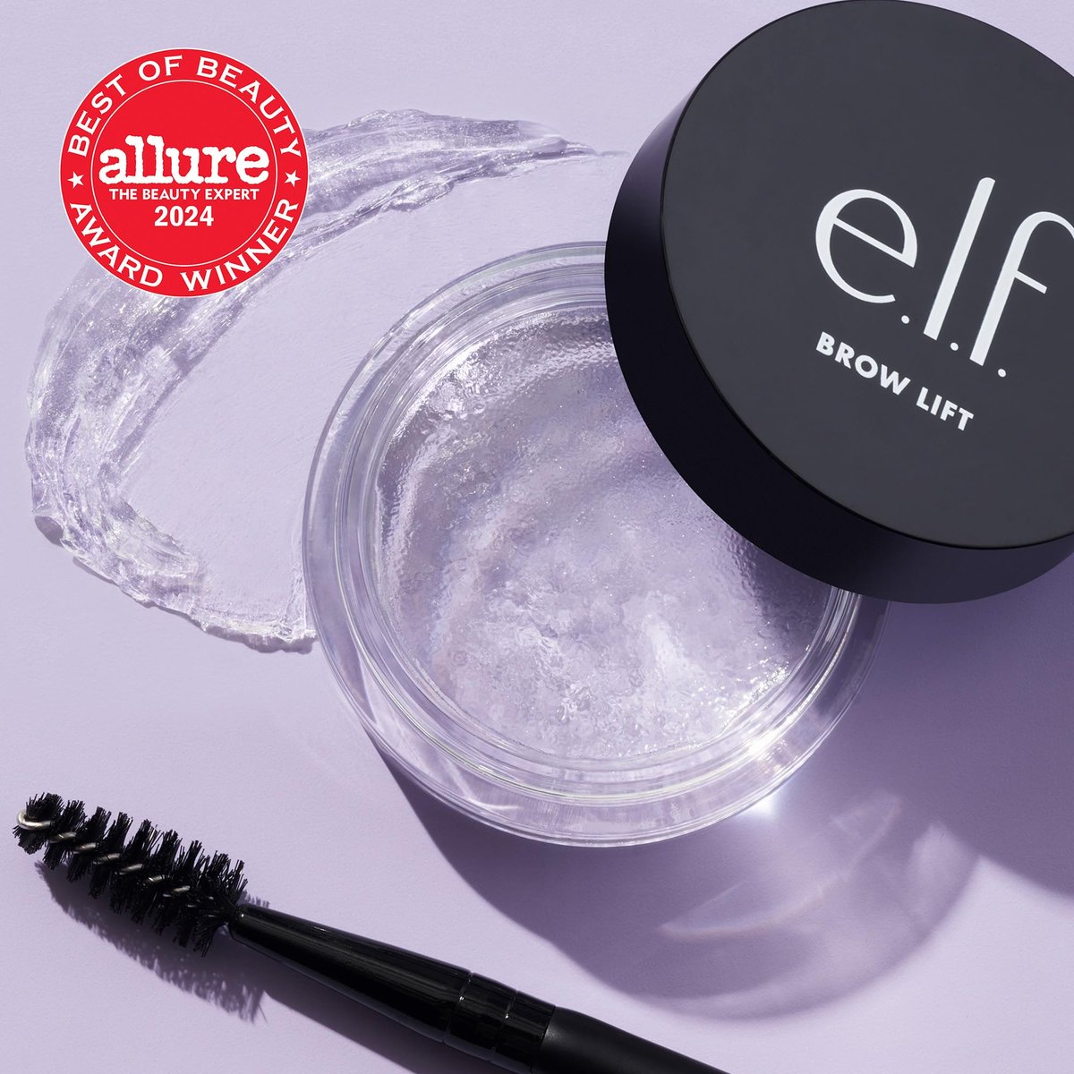 e.l.f. Brow Lift Clear Eyebrow Shaping Wax - Fluffy Feathered Look, Vegan & Cruelty-Free - görsel 4