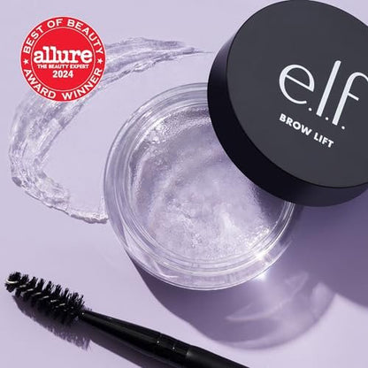 e.l.f. Brow Lift Clear Eyebrow Shaping Wax - Fluffy Feathered Look, Vegan & Cruelty-Free