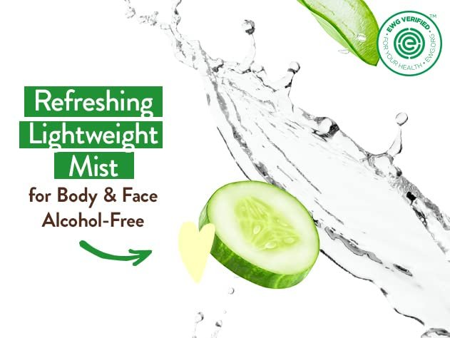 Babo Botanicals After Sun Soothing Mist - Aloe Vera & Cucumber - EWG Verified - Alcohol-Free - Non-Aerosol - 8 Fl Oz - görsel 3