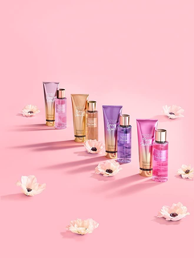 Victoria's Secret Love Spell Body Mist (3-Pack) - 25.2 Fl Oz Total Avelisse