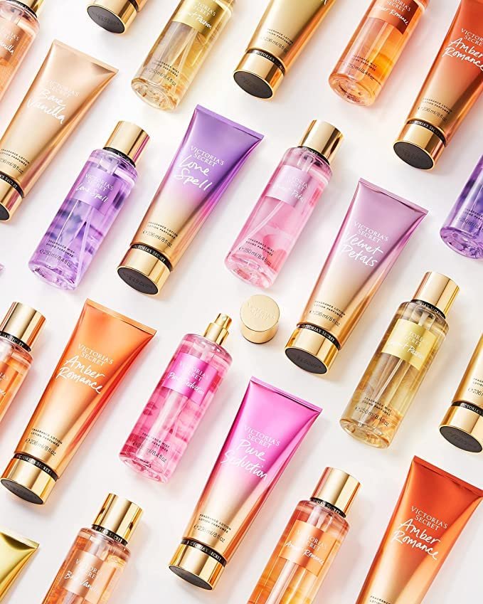 Victoria's Secret Love Spell Body Mist (3-Pack) - 25.2 Fl Oz Total Avelisse