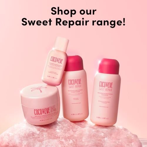 Coco & Eve Sweet Repair Repairing and Restoring Hair Mask - Biomimetic Ceramides, Hyaluronic Acid, Vegan Keratin - 85% Stronger Hair, 65% Less Damage - 7 oz - görsel 16