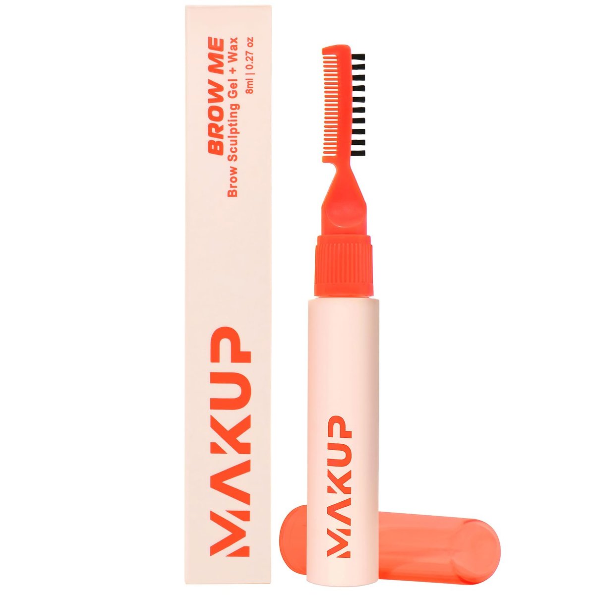 Makup Beauty Brow Me Eyebrow Sculpt Gel + Wax Hybrid – Vegan, Paraben-Free Brow Color (0.27 Fl Oz) - görsel 1