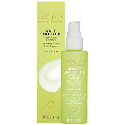 Pacifica Kale Smoothie Refining Face Lotion - Niacinamide & Vitamin C Moisturizer for All Skin Types, Minimizes Pores, Vegan, 1.7 fl oz Avelisse