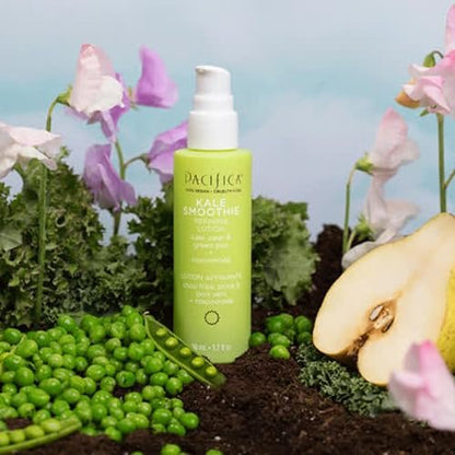 Pacifica Kale Smoothie Refining Face Lotion - Niacinamide & Vitamin C Moisturizer for All Skin Types, Minimizes Pores, Vegan, 1.7 fl oz Avelisse