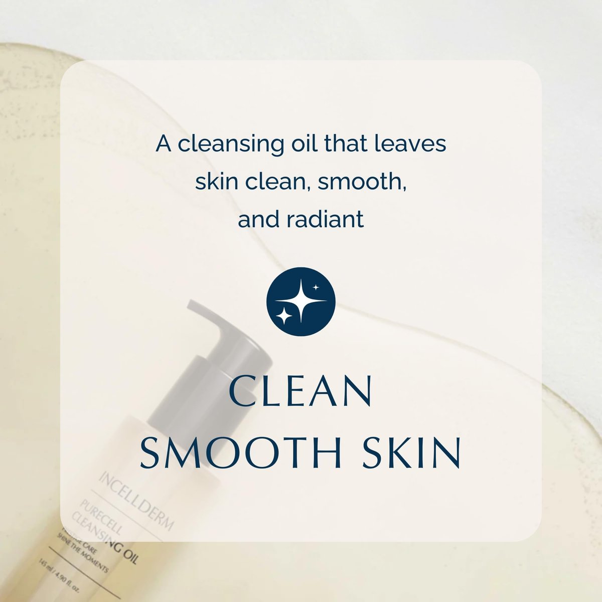 Riman Incellderm Purecell Cleansing Oil - 4.9 fl oz - Gentle Makeup Remover & Hydrating Cleanser - Lightweight Plant-Based Formula for All Skin Types Avelisse