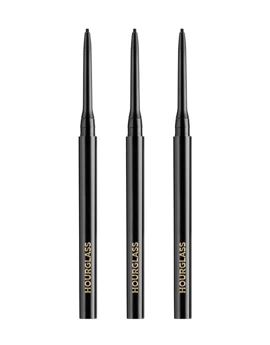 Hourglass 1.5mm Mechanical Gel Liner - 3-Pack Obsidian | Precision Black Eyeliner Avelisse