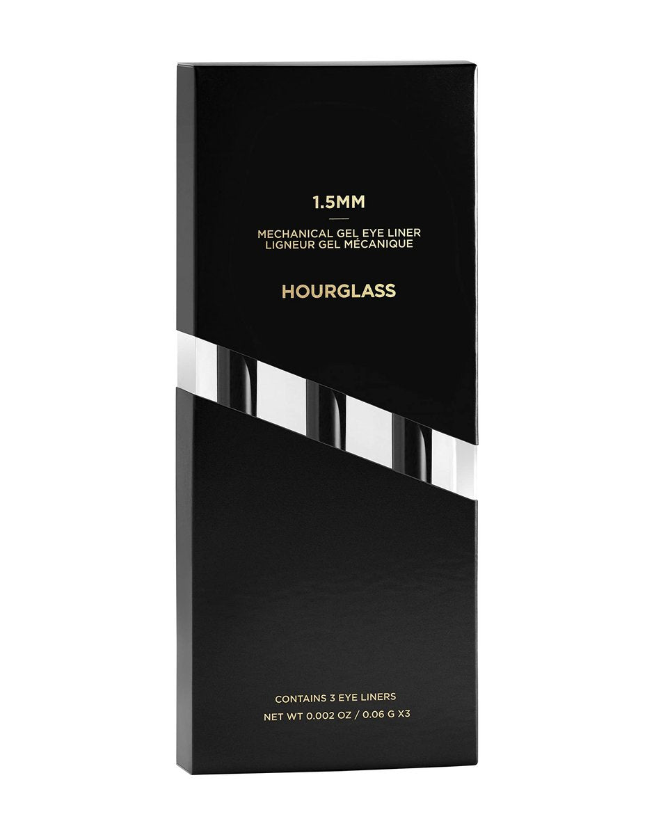 Hourglass 1.5mm Mechanical Gel Liner - 3-Pack Obsidian | Precision Black Eyeliner Avelisse