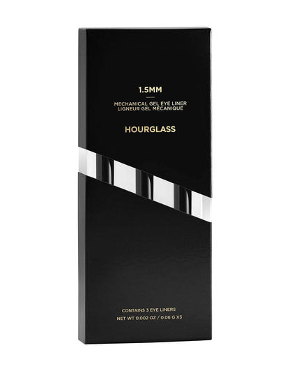 Hourglass 1.5mm Mechanical Gel Liner - 3-Pack Obsidian | Precision Black Eyeliner Avelisse