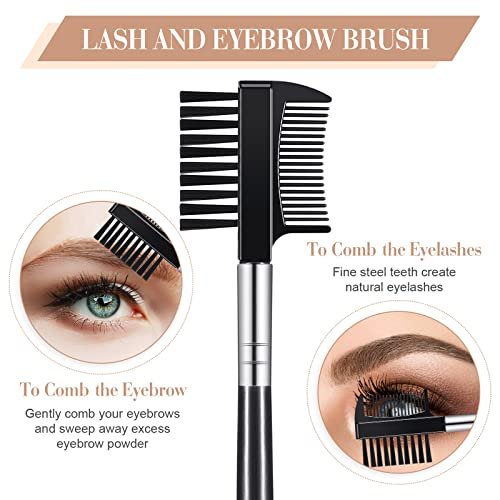 Perthlin Eyelash Curler & Comb Kit – Silicone Pads & Eyebrow Brush for Women - görsel 10
