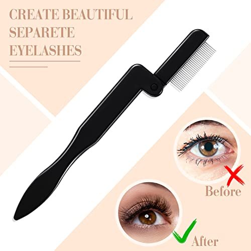 Perthlin Eyelash Curler & Comb Kit – Silicone Pads & Eyebrow Brush for Women - görsel 12