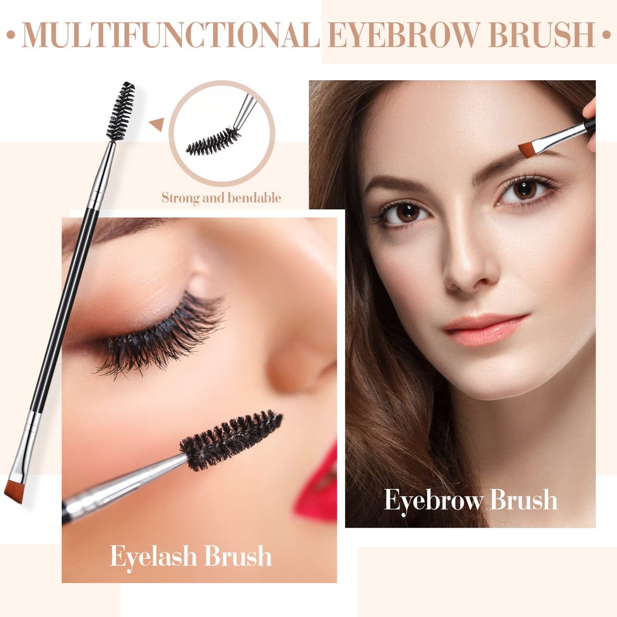 Perthlin Eyelash Curler & Comb Kit – Silicone Pads & Eyebrow Brush for Women - görsel 13