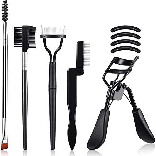 Perthlin Eyelash Curler & Comb Kit – Silicone Pads & Eyebrow Brush for Women - görsel 2