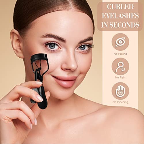 Perthlin Eyelash Curler & Comb Kit – Silicone Pads & Eyebrow Brush for Women - görsel 8