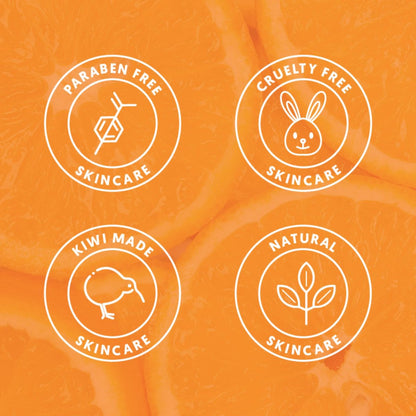 By Nature Vitamin C + Caffeine + Hydrating Under Eye Mask Patches - Energizing + Replenishing Eye Patches for Dark Circles - Skincare from New Zealand - 5 Pairs