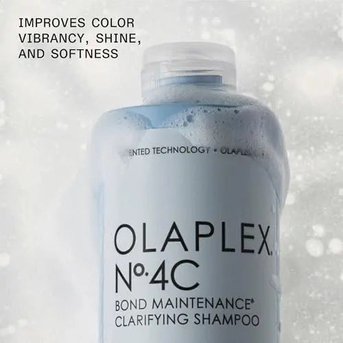 Olaplex Nº.4C Bond Maintenance Clarifying Deep Cleansing Shampoo – Removes Impurities & Restores Color Vibrancy for All Hair Types (8.5 fl oz) Avelisse