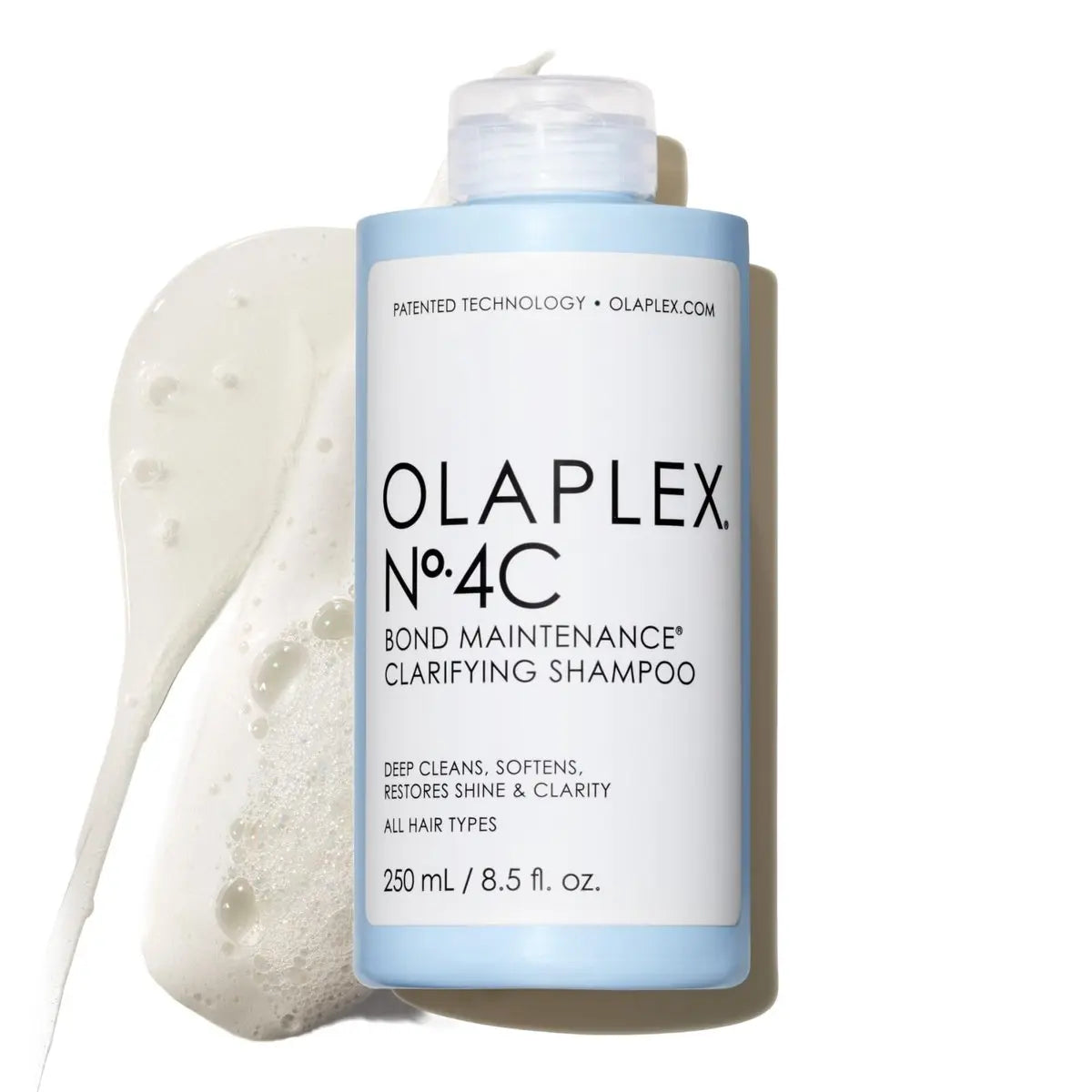 Olaplex Nº.4C Bond Maintenance Clarifying Deep Cleansing Shampoo – Removes Impurities & Restores Color Vibrancy for All Hair Types (8.5 fl oz) Avelisse