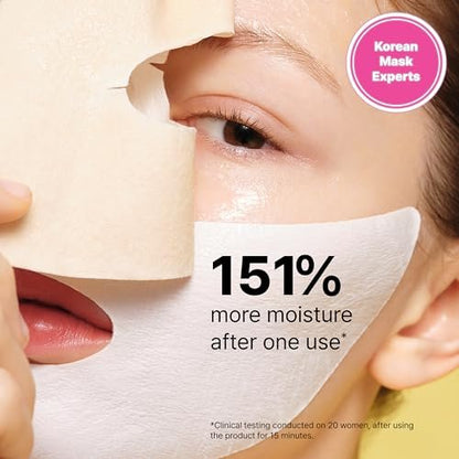 Dr.Jart+ Ceramidin Cream-Infused Korean Face Mask for Dry Skin with Ceramides and Panthenol – 1 Pack Avelisse
