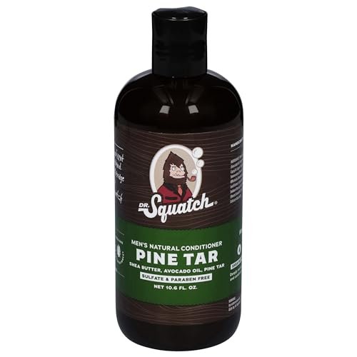 Dr. Squatch Pine Tar Conditioner - Natural, Sulfate-Free, 10.6 oz Avelisse