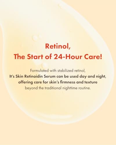 It'S SKIN Retinoidin Serum - Retinol Anti-Aging Serum for Smoothing Wrinkles & Fine Lines, Firming & Moisturizing with Adenosine, Hyaluronic Acid, Peptides, Niacinamide and Ceramide, 1.01 fl.oz. - görsel 8