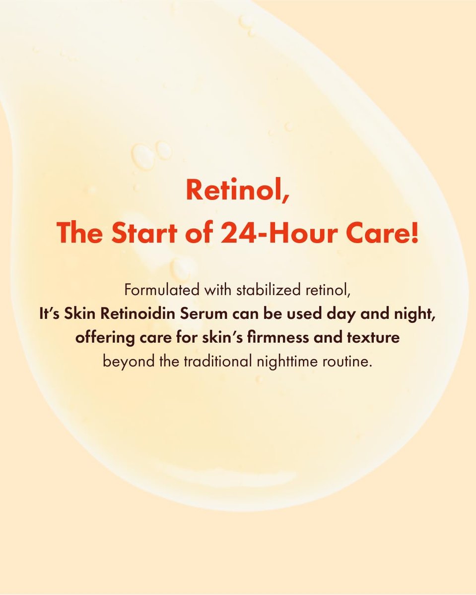 It'S SKIN Retinoidin Serum - Retinol Anti-Aging Serum for Smoothing Wrinkles & Fine Lines, Firming & Moisturizing with Adenosine, Hyaluronic Acid, Peptides, Niacinamide and Ceramide, 1.01 fl.oz. - görsel 7