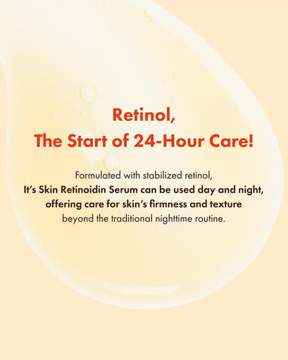 It'S SKIN Retinoidin Serum - Retinol Anti-Aging Serum for Smoothing Wrinkles & Fine Lines, Firming & Moisturizing with Adenosine, Hyaluronic Acid, Peptides, Niacinamide and Ceramide, 1.01 fl.oz.