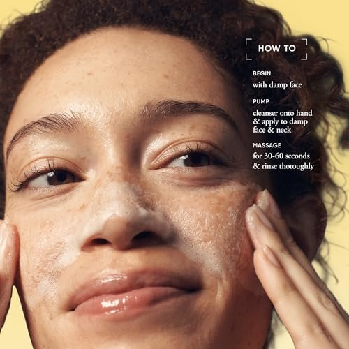 philosophy purity made simple pore purifying foaming facial cleanser - with papaya enzyme & glycolic acid - face wash removes dirt and impurities from pores - 5 fl oz Avelisse