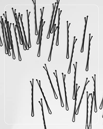 DF DUALFERV Bobby Pins – 500 Pack, 2 Inch, Secure Hold, Black Hair Clips for Women & Girls - görsel 8
