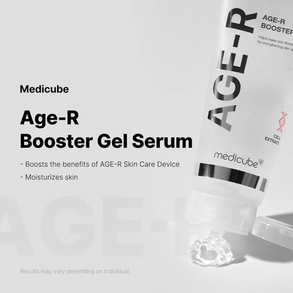 Medicube Age-R Booster Gel Serum – Moisturizing & Nourishing Face Serum with Plant Stem Cell Extract, Hyaluronic Acid & Collagen – Hypoallergenic Korean Skin Care (3.38 fl oz) Avelisse