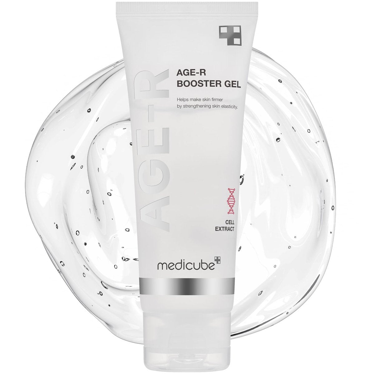 Medicube Age-R Booster Gel Serum – Moisturizing & Nourishing Face Serum with Plant Stem Cell Extract, Hyaluronic Acid & Collagen – Hypoallergenic Korean Skin Care (3.38 fl oz) Avelisse