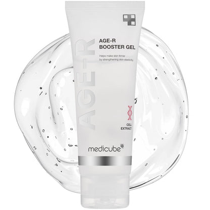 Medicube Age-R Booster Gel Serum – Moisturizing & Nourishing Face Serum with Plant Stem Cell Extract, Hyaluronic Acid & Collagen – Hypoallergenic Korean Skin Care (3.38 fl oz) Avelisse